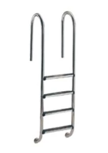 ESCALERA ''MURO'' 2 PELD.   AISI 304 PELDAÑO ''STANDARD'' - Imagen Adicional 1