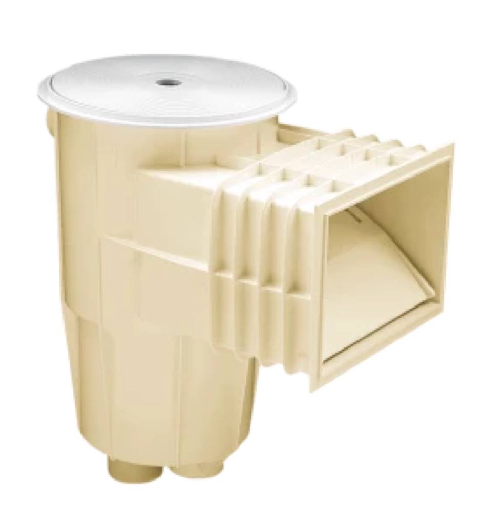 [00249CL090] SKIMMER 15 L PISC. HORM. CON BOCA STANDARD TAPA CIRCULAR BEIGE