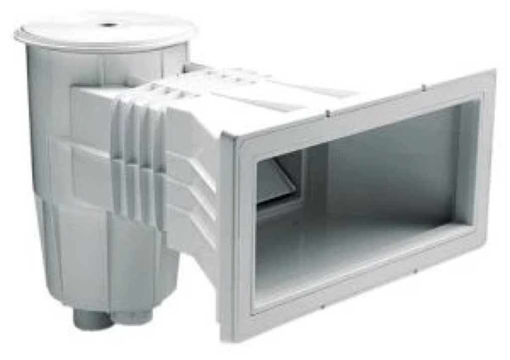 [00251] SKIMMER 15 L PISC. HORM. CON BOCA AMPLIACIÓN TAPA CIRCULAR BLANCA