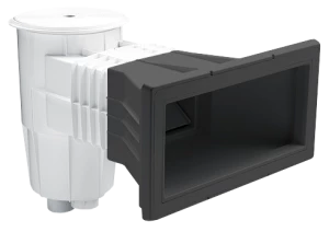 [00251CL144] SKIMMER 15 L PISC. HORM. CON BOCA AMPLIACION TAPA CIRCULAR GRIS ANTRACITA