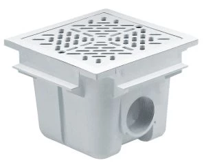 [00258] SUMIDERO 210x210 mm PISC. HORM. ABS SAL. 2'' REJILLA ABS