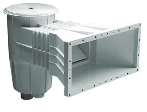 [01463] SKIMMER 15 L PISCPREF. BOCA AMPLIACIÓN TAPA CIRCULAR COLOR BLANCO