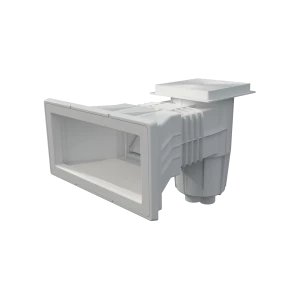 [01464] SKIMMER 15 L PISCPREF. BOCA AMPLIACIÓN TAPA CUADRADA COLOR BLANCO