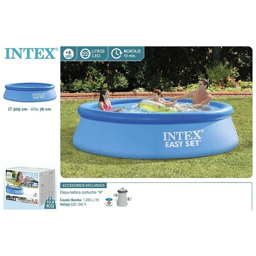 [116299] PISCINA EASY SET 305×76 CM C/DEPUR.
