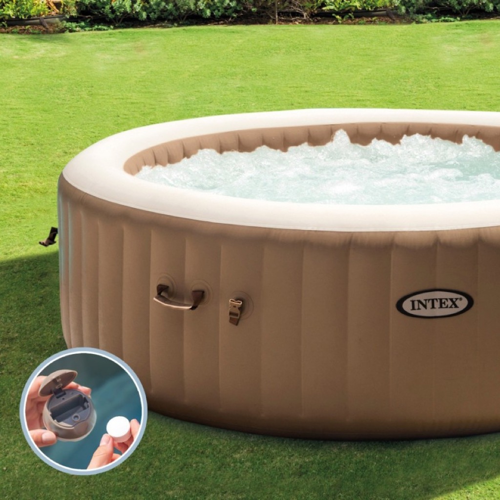 [131948] PURESPA MASAJE BURBUJAS 795 L BEIG D.196 X 71 55074
