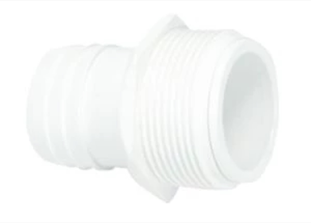 [1393] RACCORD ENLACE ABS BLANCO D. 38, ROSCA 1 ½''