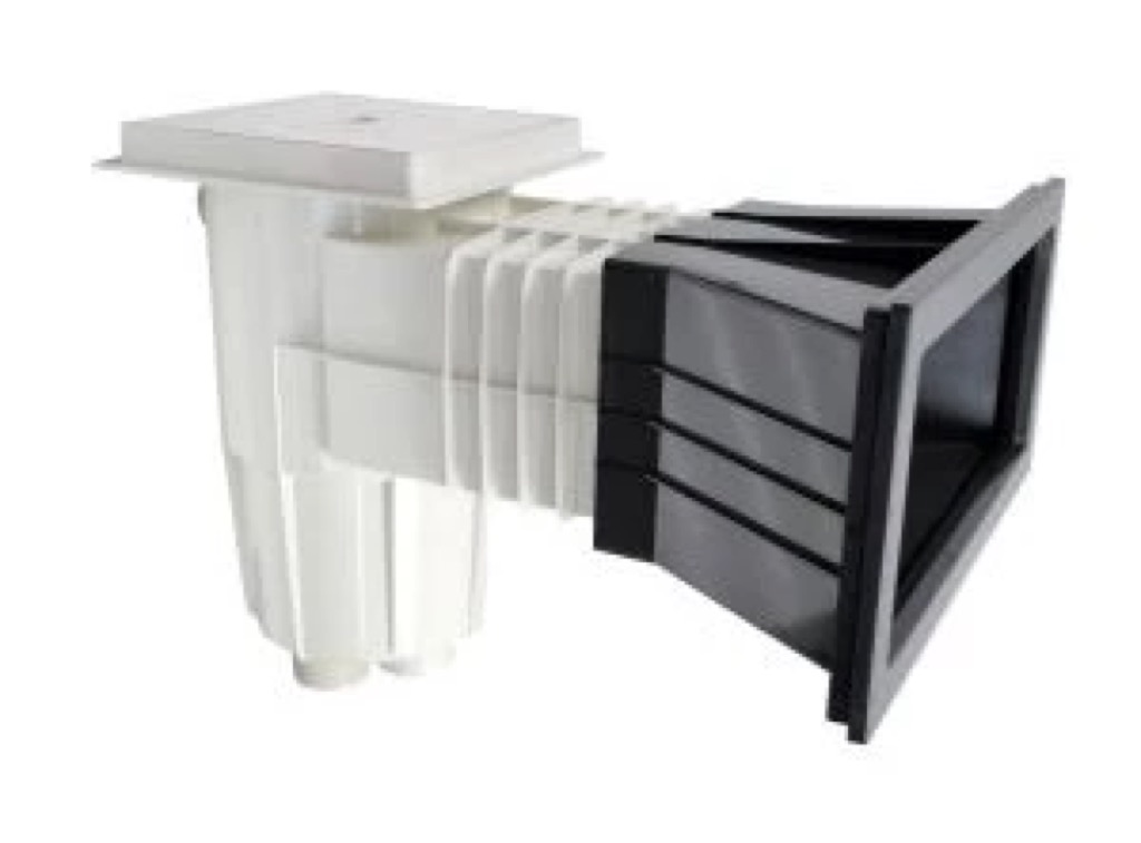 [34413CL144] SKIMMER 15 L PISCPREF. BOCA APLIACIÓN T.CUADR. EMB. GRIS ANTRACITA