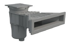[58707CL129] SKIMMER 17,5L NORM PISC. HORM BOCA STANDARD TAPA CUADRADA