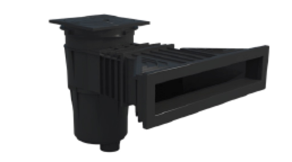 [58707CL144] SKIMMER 17,5L NORM PISC. HORM BOCA STANDARD TAPA CUADRADA