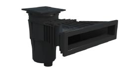 [58707CL144] SKIMMER 17,5L NORM PISC. HORM BOCA STANDARD TAPA CUADRADA