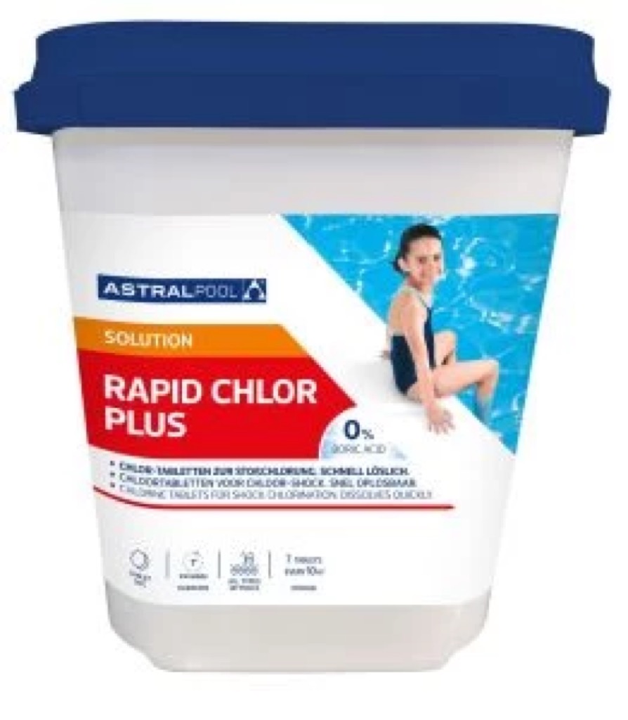 [75370] CLORO DE CHOQUE 30g 0% Bórico - 5 Kg (4 UNIDADES)