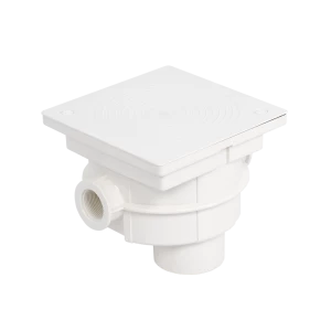 [75972] Caja conexiones STD. Conexión interior prensaestopa M25 y exterior rosca hembra M25 + D50. Blanco