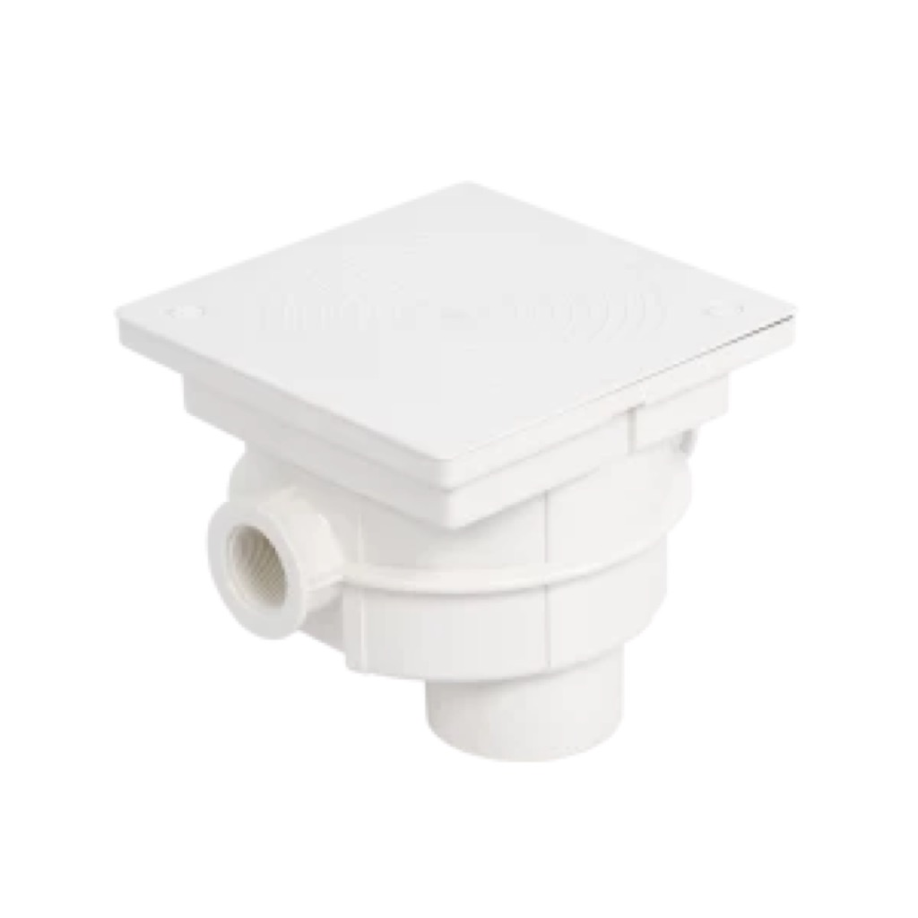 [75972] Caja conexiones STD. Conexión interior prensaestopa M25 y exterior rosca hembra M25 + D50. Blanco
