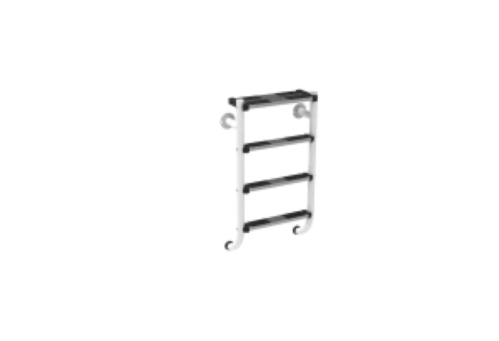 Escalera partida tecnología Plascoat - 3+1 peldaños