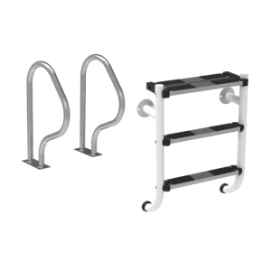 [77404] Escalera partida tecnología Plascoat - Kit 2+1 peldaños y pasamanos 470 x 800